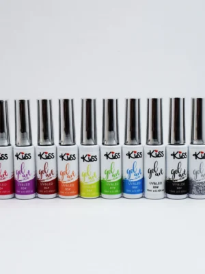 Gel art de colores kiss