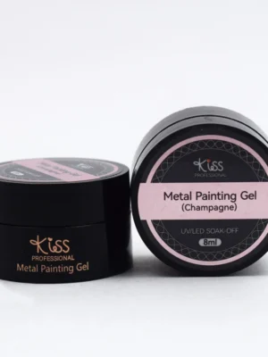 Gel metalizado 8ml Plateado kiss