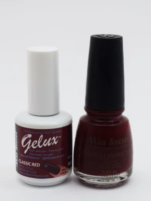 Duo de Gel esmalte classic red gf-91