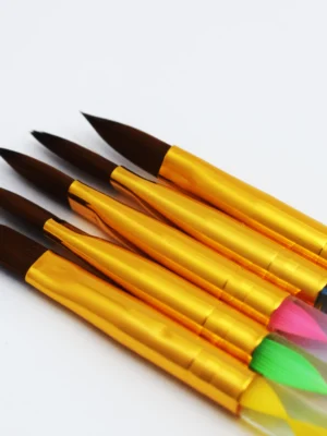 Kit de pinceles para acilico , 5 unidades de colores