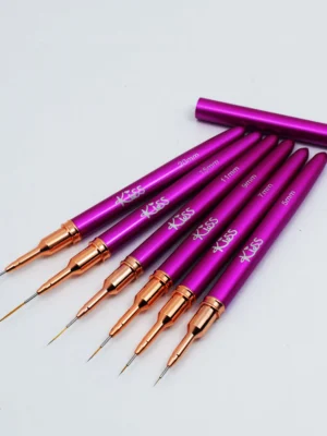Set de pinceles liner 6 kiss rosa
