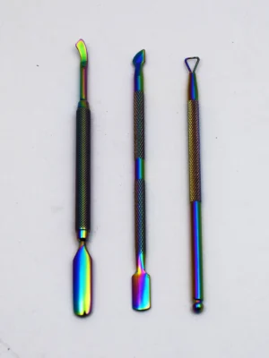Set de 3 empujadores tornasol Kiss