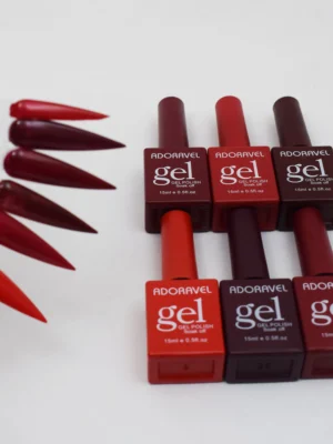 Coleccion Rojos 6 colores adoravel