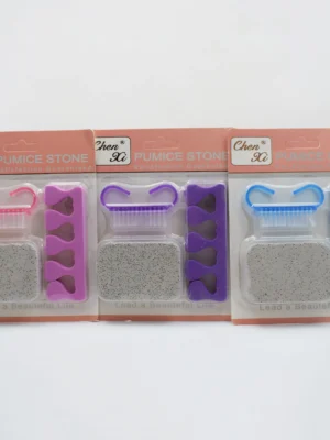 Kit de pedicura 3 unidades Chen Xi con pidra poma