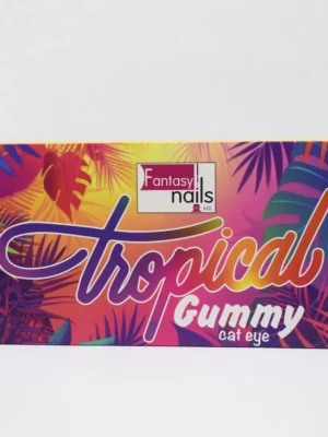 Coleccion Tropical Gummy Cat Eye 5 unidades Fantasy Nails