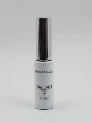Gel art blanco adoravel