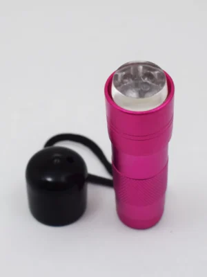 Lampara tipo linterna con sello de color rosa 03