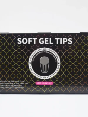 Tips de Soft gel Cuadrado de 600 piezas cod 40