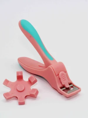 Cortatips con medidor Rosado/aqua