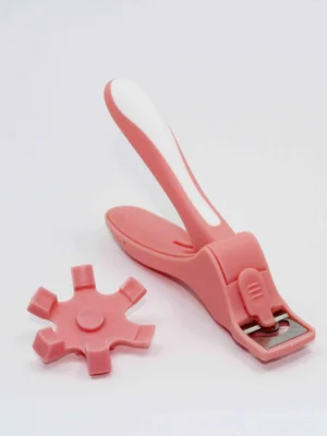 Cortatips con medidor Rosado/blanco