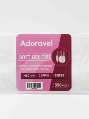 Tips de sogt gel Medium Coffin 12 tamaños