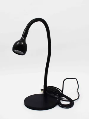 Lampara de soft gel completa con base, alambrica negra
